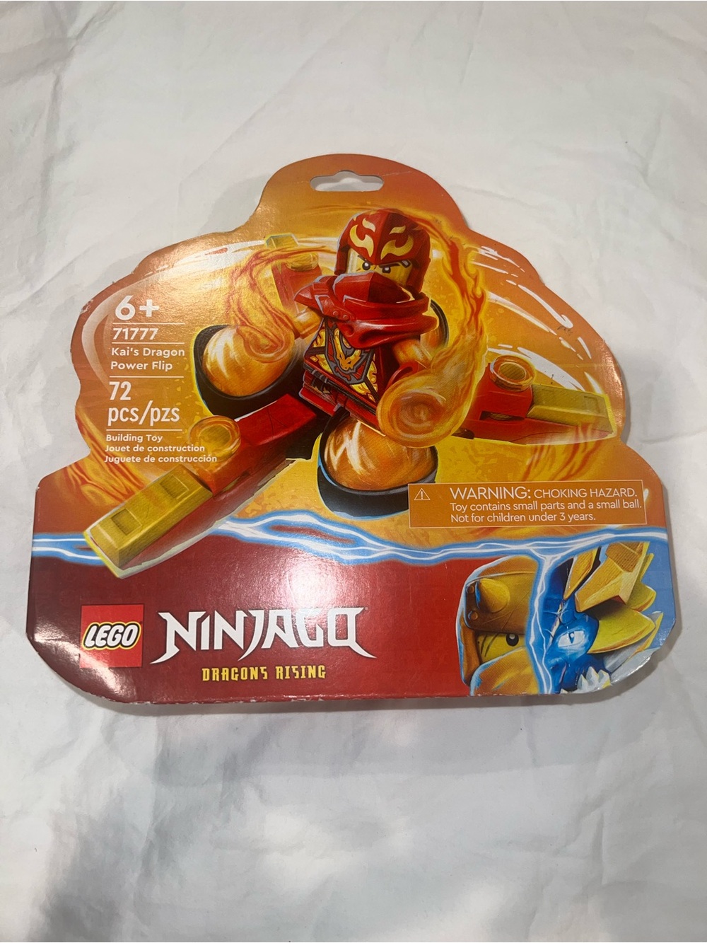 Lego Ninjago Red and Gold Kai Dragon Flip Building Set 71777